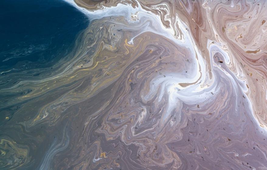 aerial view of a coast