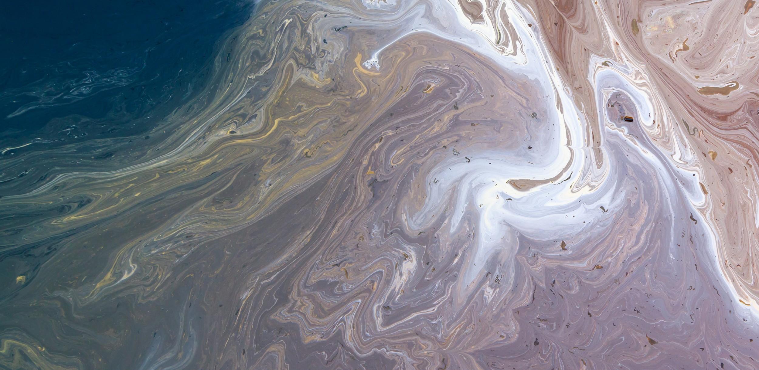 aerial view of a coast